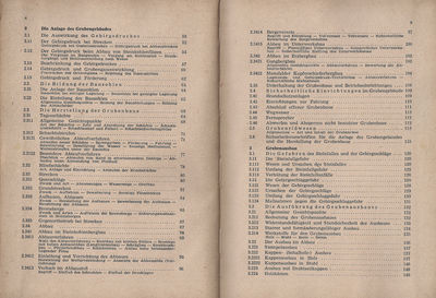 Handbuch der Grubensicherheit Teil 1 Inhaltsverzeichnis 2
Quelle: Verlag Technik Berlin 1952
