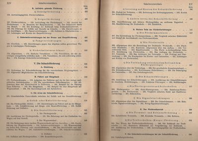 Bergbaukunde Heise Herbst Fritzsche Zweiter Band Inhaltsverzeichnis 5
Quelle: Springer Verlag OHG. in Berlin / GÃ¶ttingen / Heidelberg von 1950
