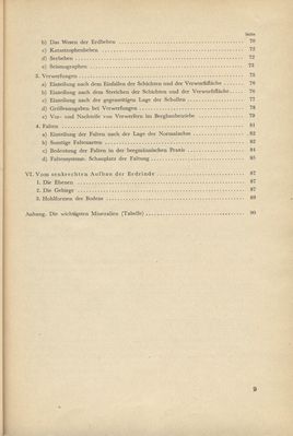 Der Erzbergmann Heft 2 Allgemeine Geologie Inhaltsverzeichnis 3
