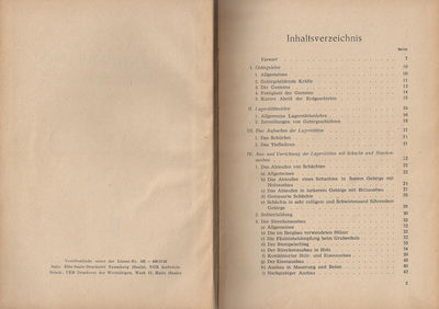 Der prakische Bergmann Inhaltsverzeichnis 1
Quelle: VEB Carl Marhold Verlag, Halle (Saale)
