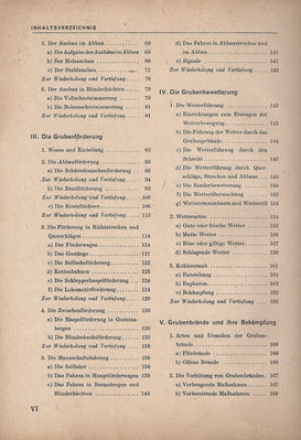 Fachkunde fÃ¼r den Steinkohlenbergbau Teil 2 Inhaltsverzeichnis 2
Volk und Wissen Volkseigener Verlag Berlin 1953
