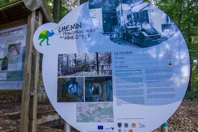 Mines de fer: Bergbaupfad zwischen Halanzy und Musson
Schlüsselwörter: Mines de fer: Bergbaupfad zwischen Halanzy und Mussonâ€œ