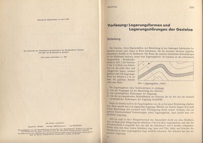 Allgemeine Geologie 8 Lehrbrief
Schlüsselwörter: Allgemeine Geologie 8 Lehrbrief