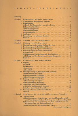 Untersuchung Markscheiderischer GerÃ¤te und Instrumente 1. Lehrbrief Inhaltsverzeichnis 1
Herausgegeben von der Hauptleitung Fernstudium der Bergakademie Freiberg im Auftrag der Staatssekreteriats fÃ¼r das Hoch- und Fachschulwesen der Deutschen Demokratischen Republik 
