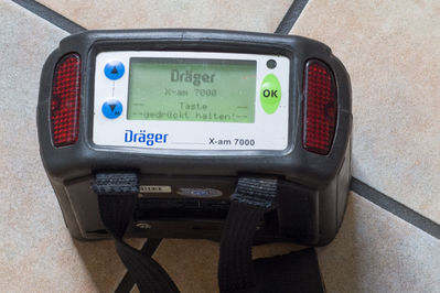 DrÃ¤ger X-am 7000 Startbildschirm
