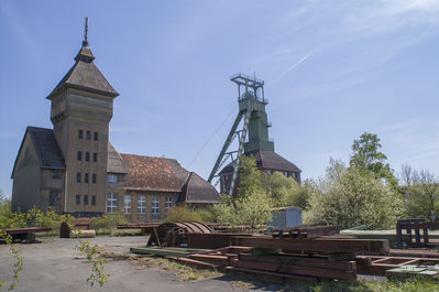 Kaliwerk Schacht Bergmanssegen in Lehrte (FÃ¶rderturm)
Schlüsselwörter: Lehrte;Kaliwerk;Bergwerk;FÃ¶rderturm;Bergmannssegen