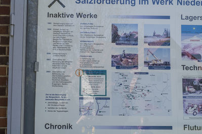 K + S SalzfÃ¶rderung Schacht Riedel  Infotafel
Schlüsselwörter: Riedel;Bergwerk;FÃ¶rdertum;Schacht;Infotafel