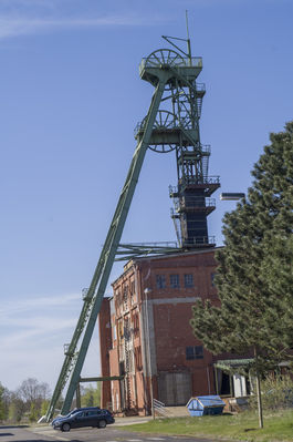 K + S SalzfÃ¶rderung Schacht Riedel 
Schlüsselwörter: Riedel;Bergwerk;FÃ¶rdertum;Schacht