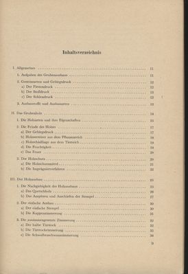Der Erzbergmann Heft 10 Grubenausbau 2. Auflage Inhaltsverzeichnis
