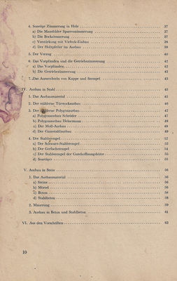 Der Erzbergamann Teil 10 Grubenausbau Inhaltsverzeichnis 2
Quelle: Fachbuchverlag GmbH Leipzig
