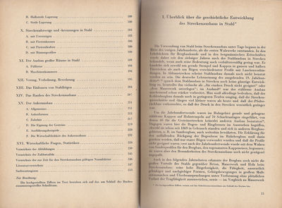 Streckenausbau in Stahl Inhaltsverzeichnis 3
Quelle: Verlag GlÃ¼ckauf Essen, 1959
